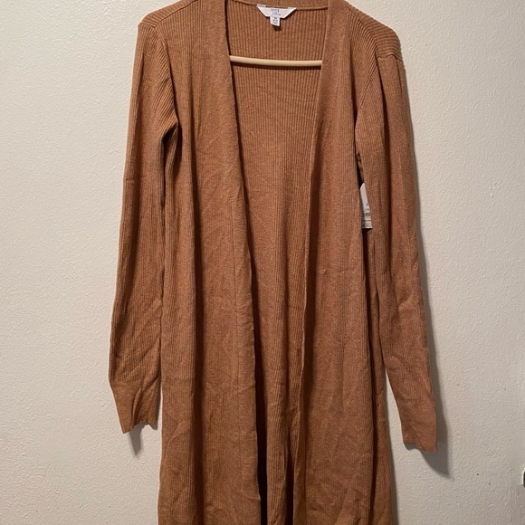 Time And Tru Women’s Sweater Open Cardigan Size XSmall Brown New‎ - Picture 1 of 8